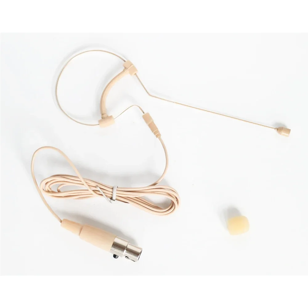 Micrófono omnidireccional de auriculares inalámbricos de un solo oído para AKG WMS40 KM200 WMS450 C555 Samson Gemini Mini 3 pines