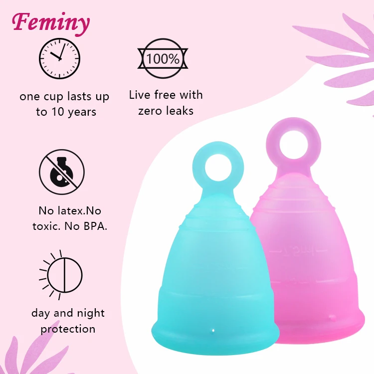 1 PCS Feminy Women\'s Vagina Hygiene Menstrual Collector Menstruation Reusable Large Capacity Medical Silicone Certified Menstrua