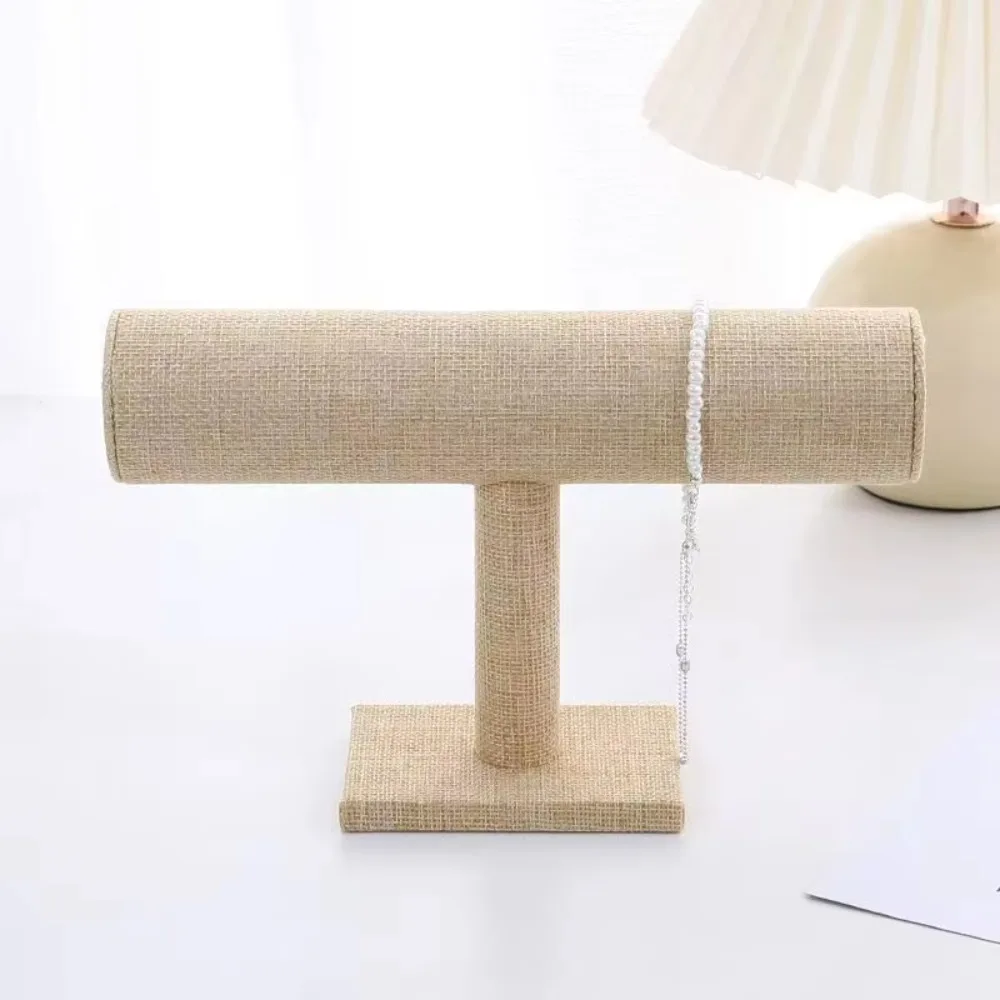 Suede Material Jewelry Display Frame Elegant Design Lightweight Bracelet Display Stand Multi-Tier Shelf Durable Watch Stand
