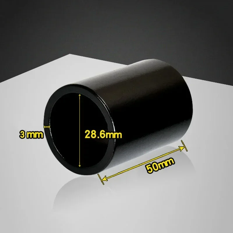 

1x Black Heighten Thicken Washer Gasket Spacer For Bike Bicycle 28.6x50mm Headset Spacers Ring Cycling Accessories