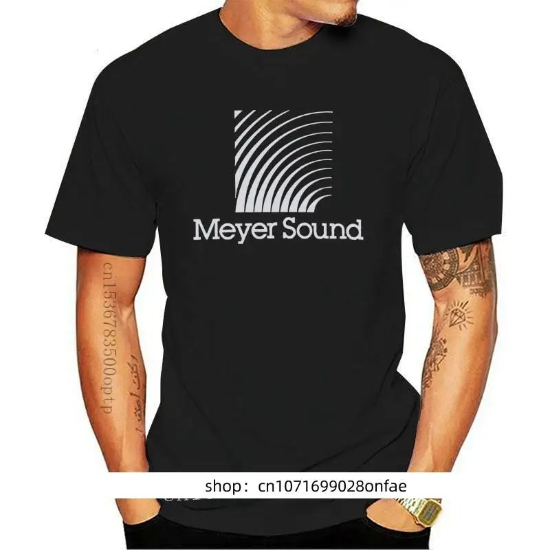 Mens clothing   Popular Meyer Sound Audio Speakers MenBlack T Shirt Size S 3Xl