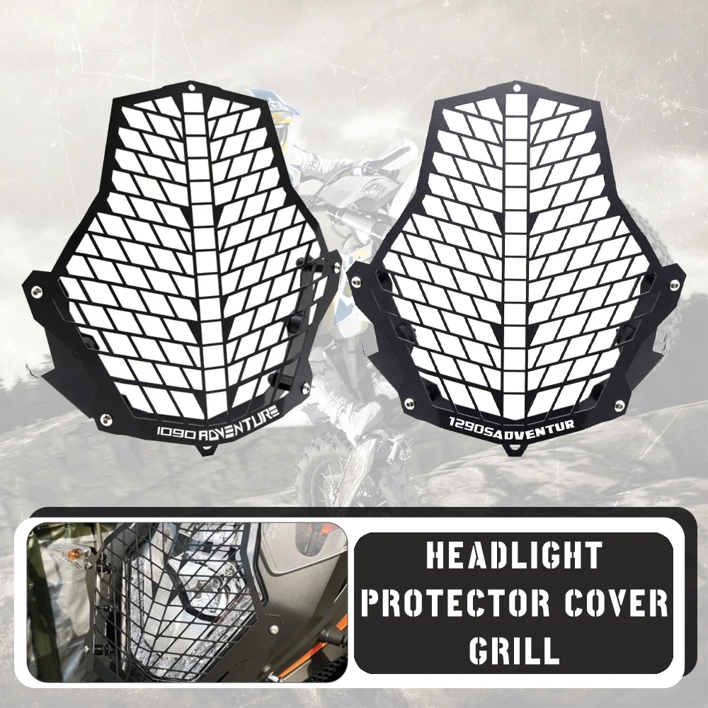 Motorcycle Accessories Headlight Protector For KTM 1050 1090 1190 1290 Super ADVENTURE R L Grille Guard Cover Protection Grill