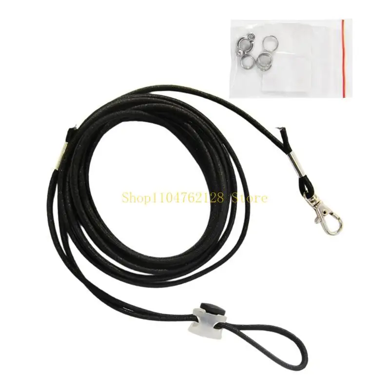 9.84Feet Elastic Pet Bird Leash with Adjustable Cord Lock Bird Flight Rope best sale