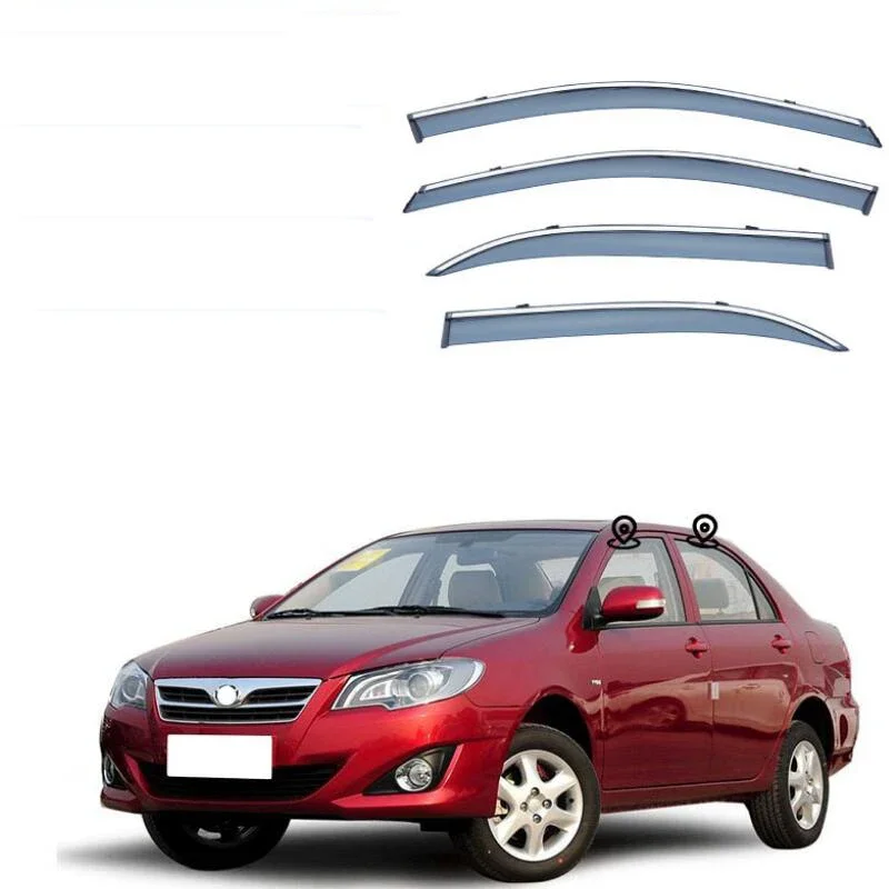 

Side Window Deflector Weather Shield Window Visor Rain Eyebrow Shelter For Corolla Sedan 2000 2001 2002 2003 2004 2005 2006-2023