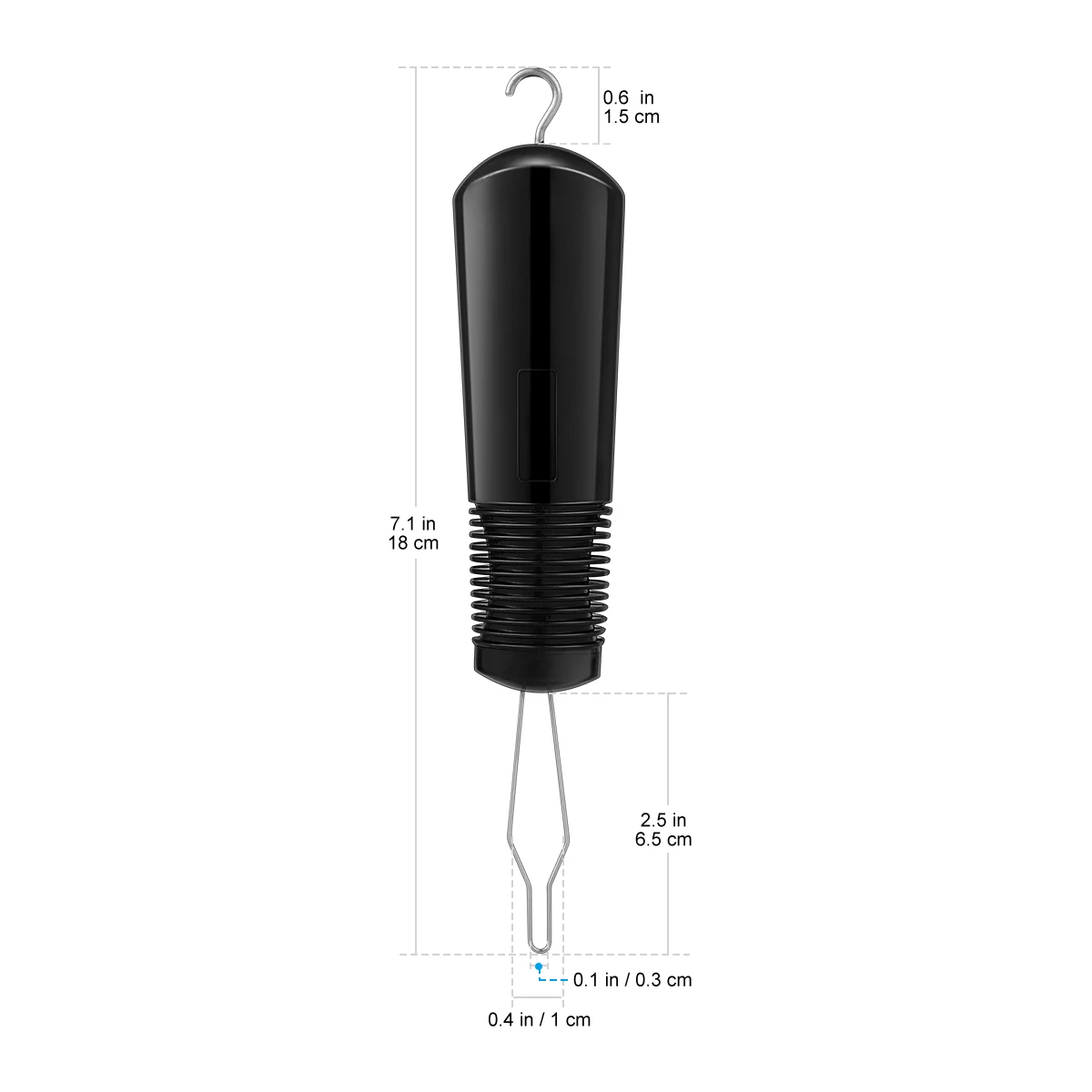 

Hook Dressing Aid Button Grip Helper Appliance Aids Tool Zipper Pull Assist Black
