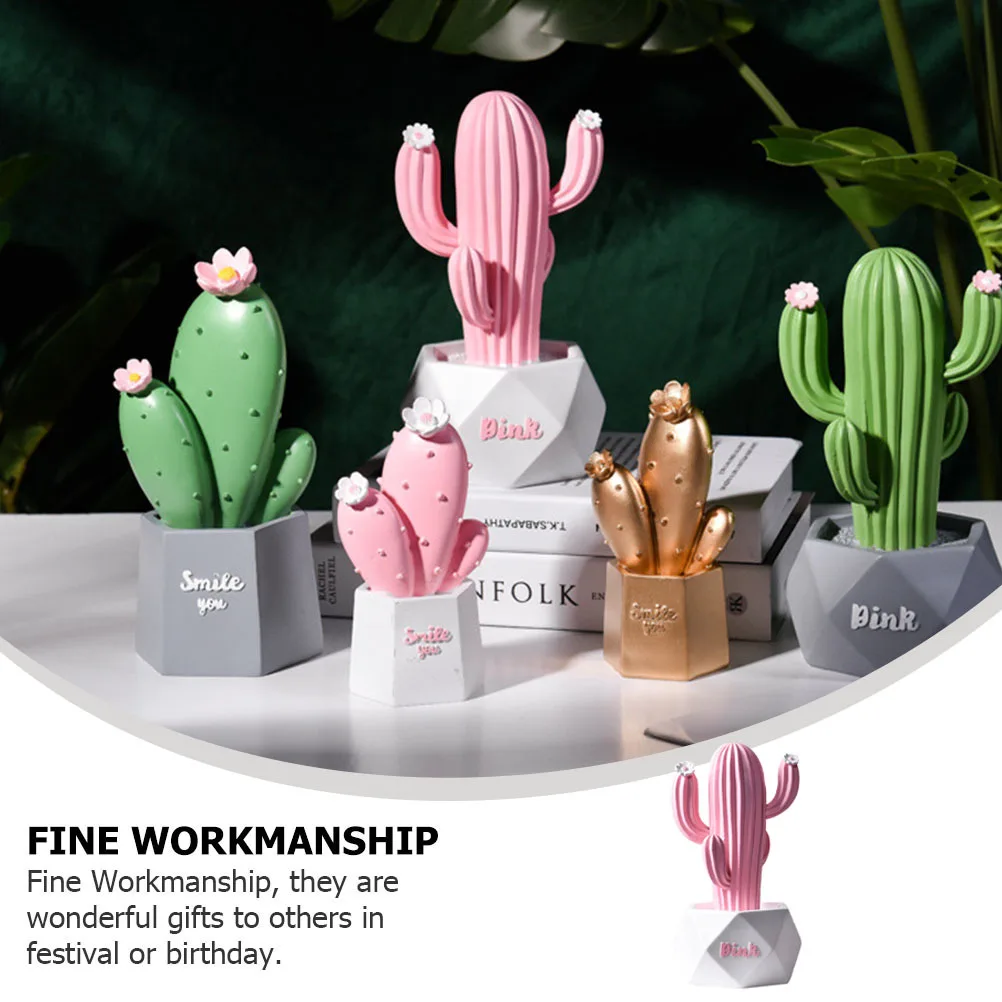 

1Pcs Resin Craft Fine Workmanship Festival Decor Home Office Tabletop Ornament Photography Accessory