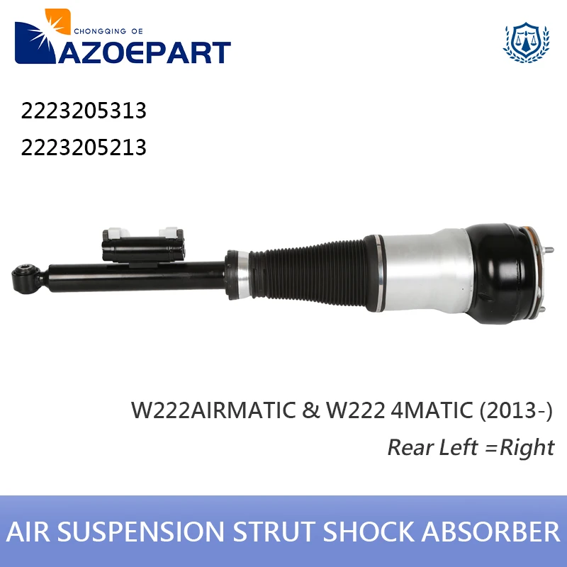 Rear Air Suspension Strut Shock Absorber for Benz W222 S-Class S300 S320 S350 S400 S500 S560 S600 4 Matic S63 S65 AMG