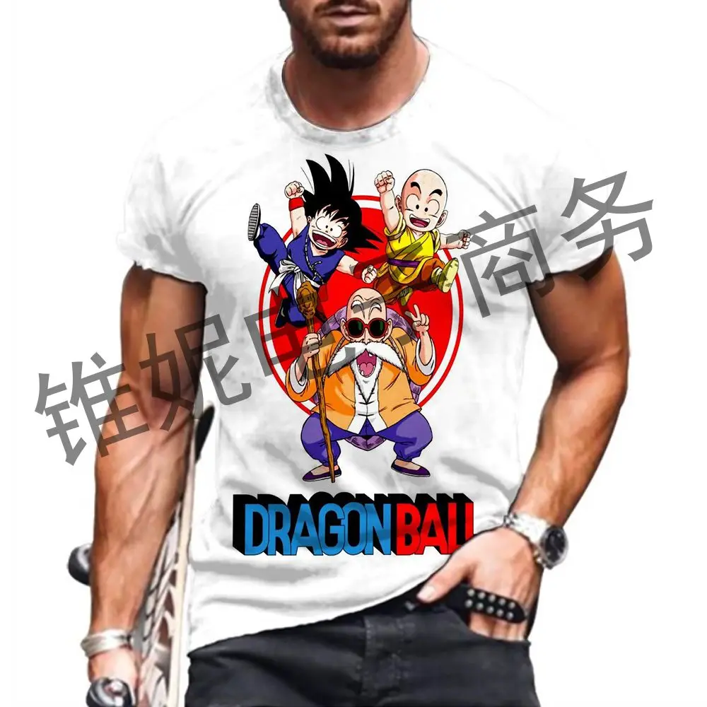 2024 Goku Majin Buu Dragon Ball Z Vegeta Men\'s T Shirt Streetwear Y2k Clothes Oversized 110-6XL Tops Gym New Summer Anime Tshirt