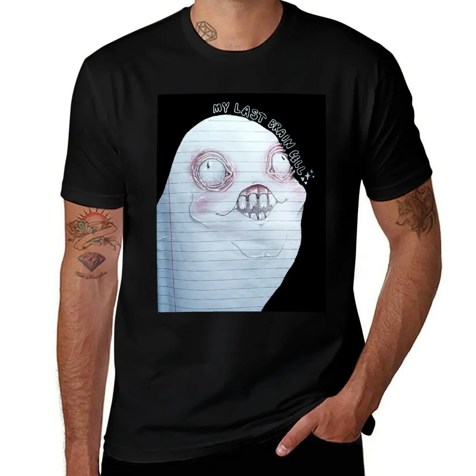 

Last One T-Shirt graphic tee shirt graphic t shirts croswit shirt man heavyweight t shirts for men