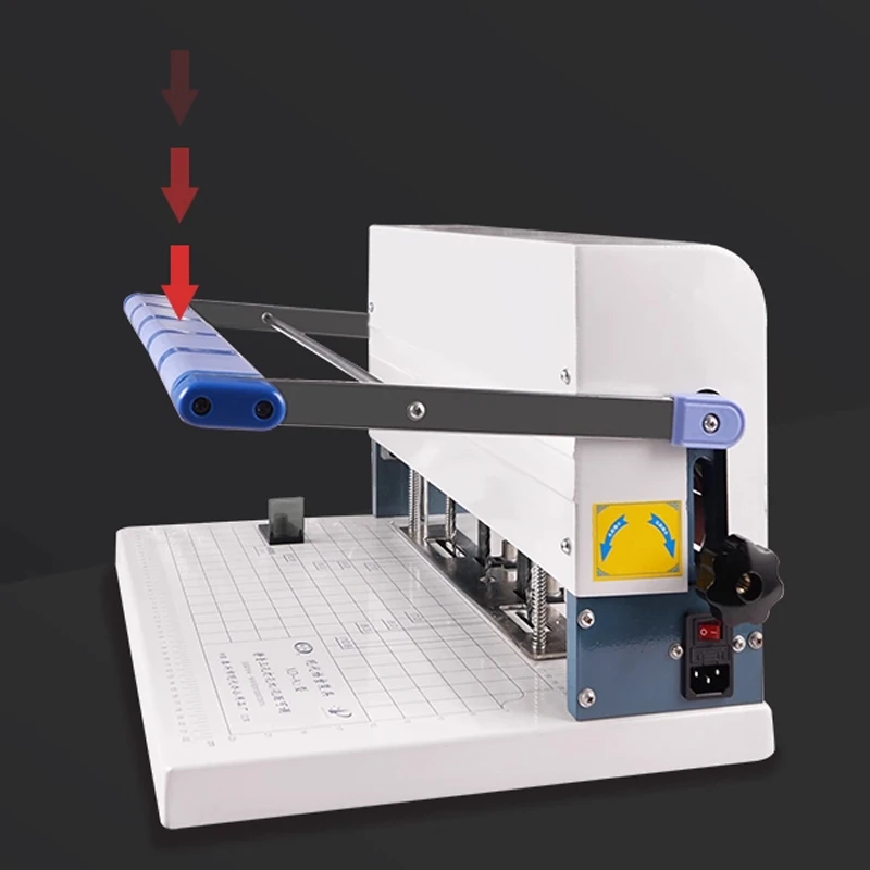 U-D450 Electric Three-Hole Punching Machine Twist Drill Adjustable Hole Spacing Effort-Saving High-Efficiency Three-Motor Tool
