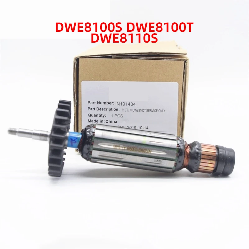 Rotor Accessories for Dewalt Genuine Angle Grinder DWE8100S DWE8100T DWE8110S Grinder Armature Anchor Replacement