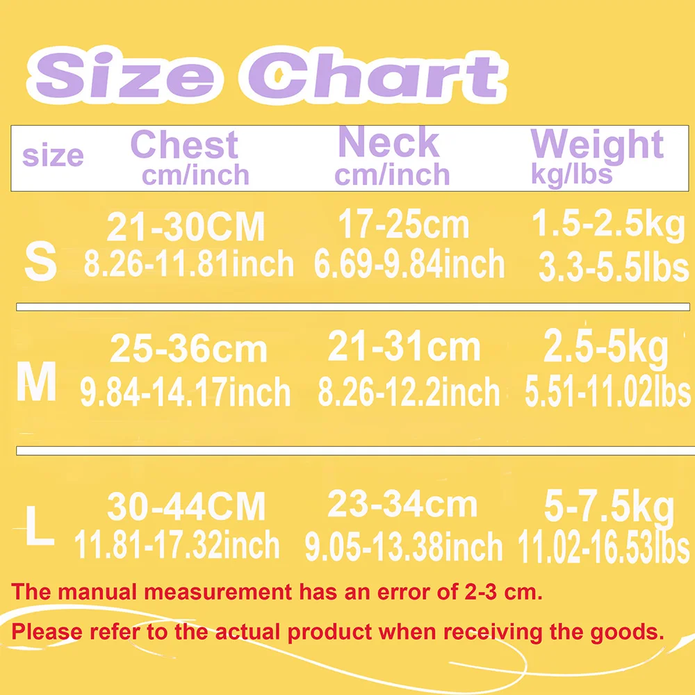 Solid-color adjustable pet harness wear-resistant fabric fashionable breathable comfortable Lightweight easy to put on take off