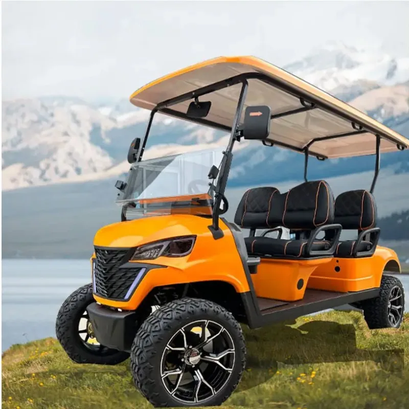 Hot Sale Customized VIP Honoured Guest Off-Road Golf Cart Long Endurance Front Bumper And Front Basket Electric Golf Cart