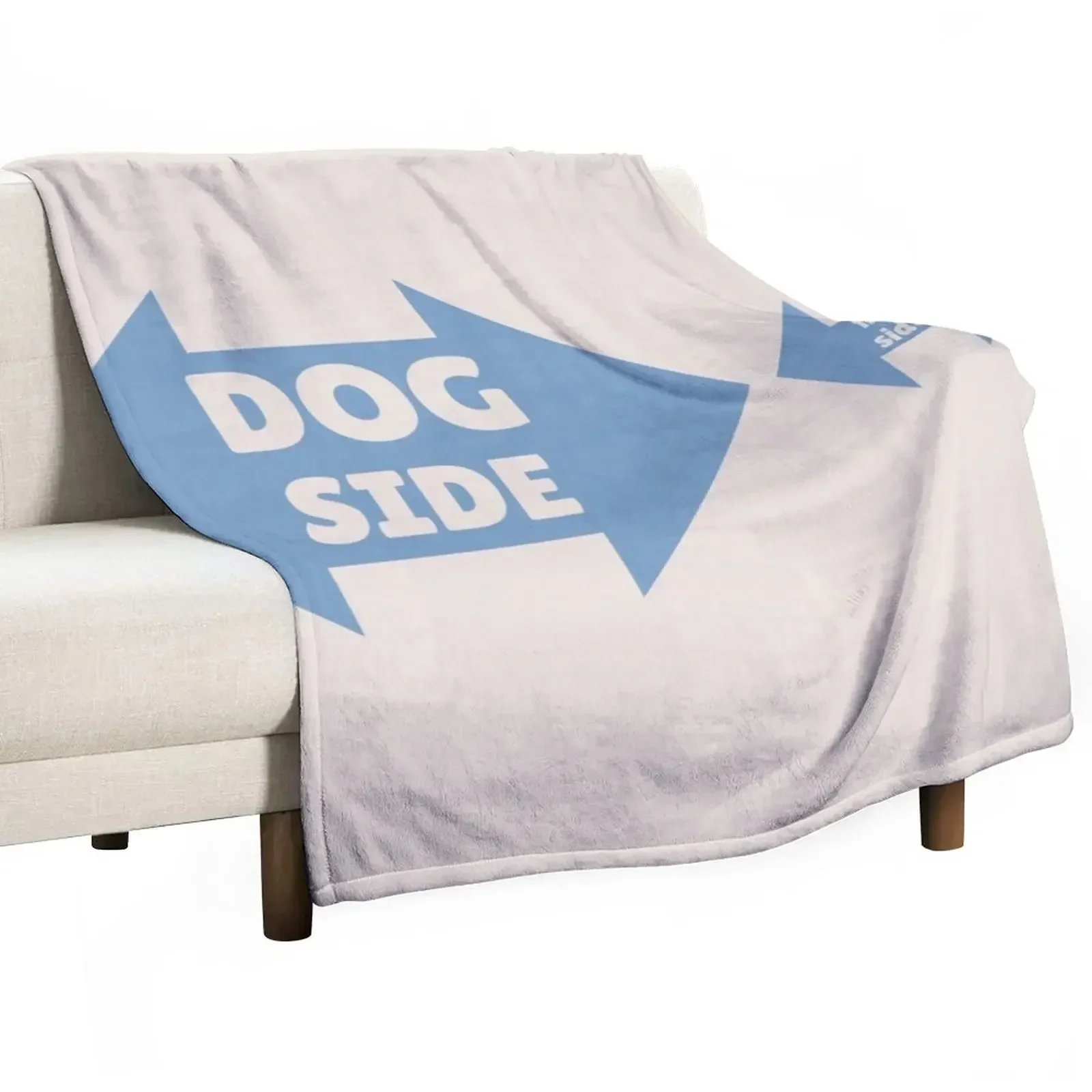 

Dog side My side, funny dog owner Throw Blanket for sofa Sofa Quilt Beach Giant Sofa Blankets