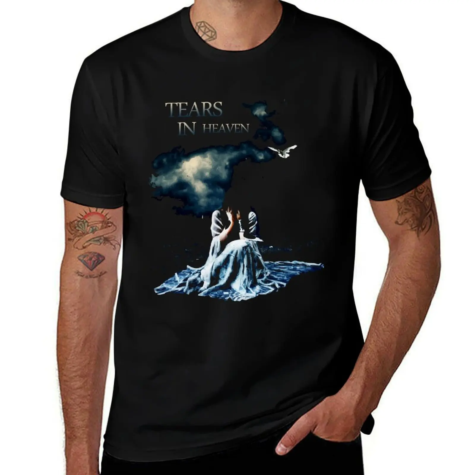 

Tears in Sky T-Shirt t shirts for man graphic tees t shirts for man cotton soft T-Shirt