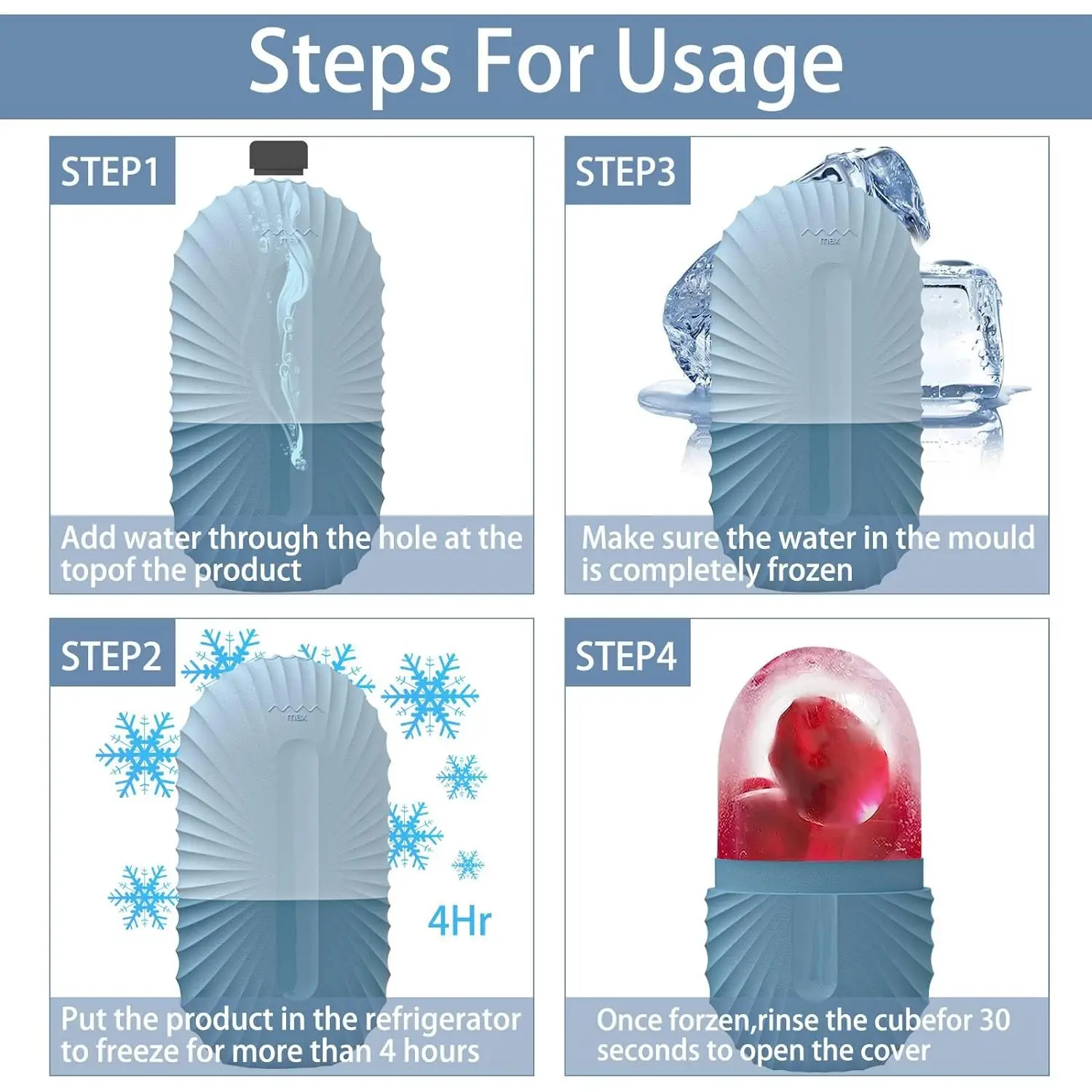 الجليد بكرة الوجه العناية بالبشرة الجمال رفع الكنتوري أدوات آيس كيوب صواني كرات آيس غلوب أداة العناية بالبشرة الهدايا الوجه مدلك #6