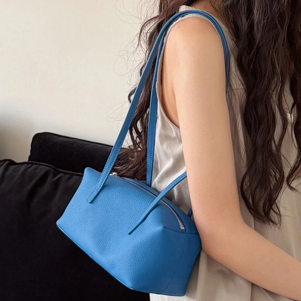 새로운 패션 숄더백 새로운 최고급 소가죽 캐주얼 가죽  - Women'S Bags Top 10 리뷰 및 가격