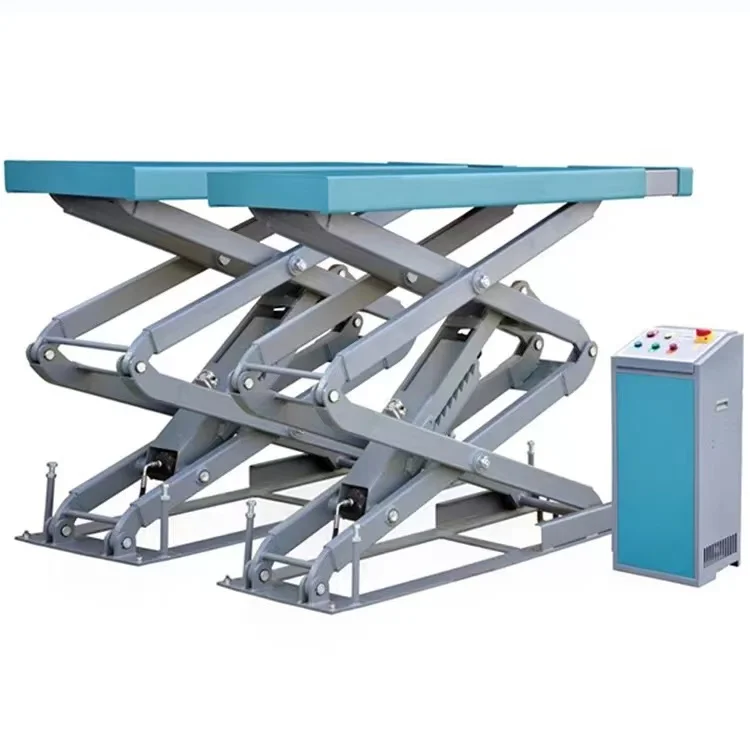 Great quality 4000KG 180cm Scissor Car lift Workshop In-ground Scissor lift platform Scissor car lift