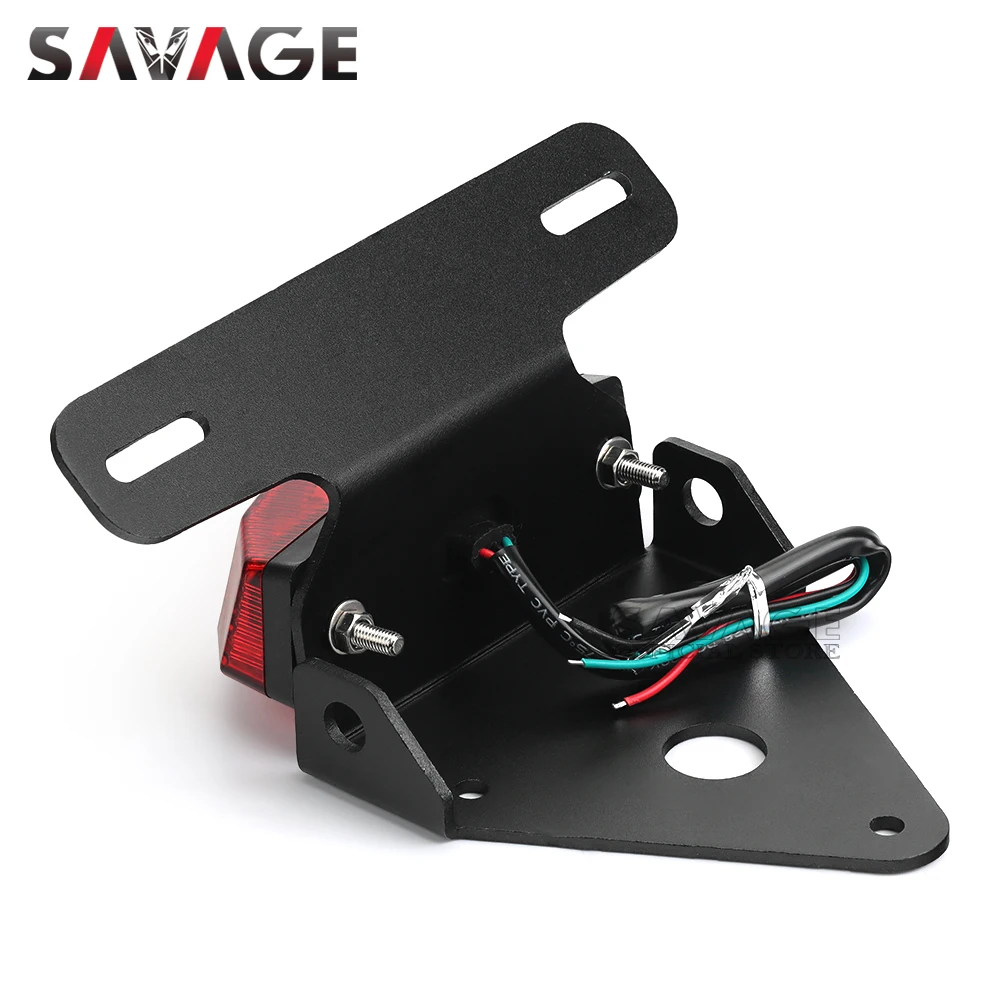 License Plate Holder LED Tail Light For HONDA XR 250R/400R XR250R XR400R 1996-2008 Motard Motorcycle Tail Tidy Fender Eliminator
