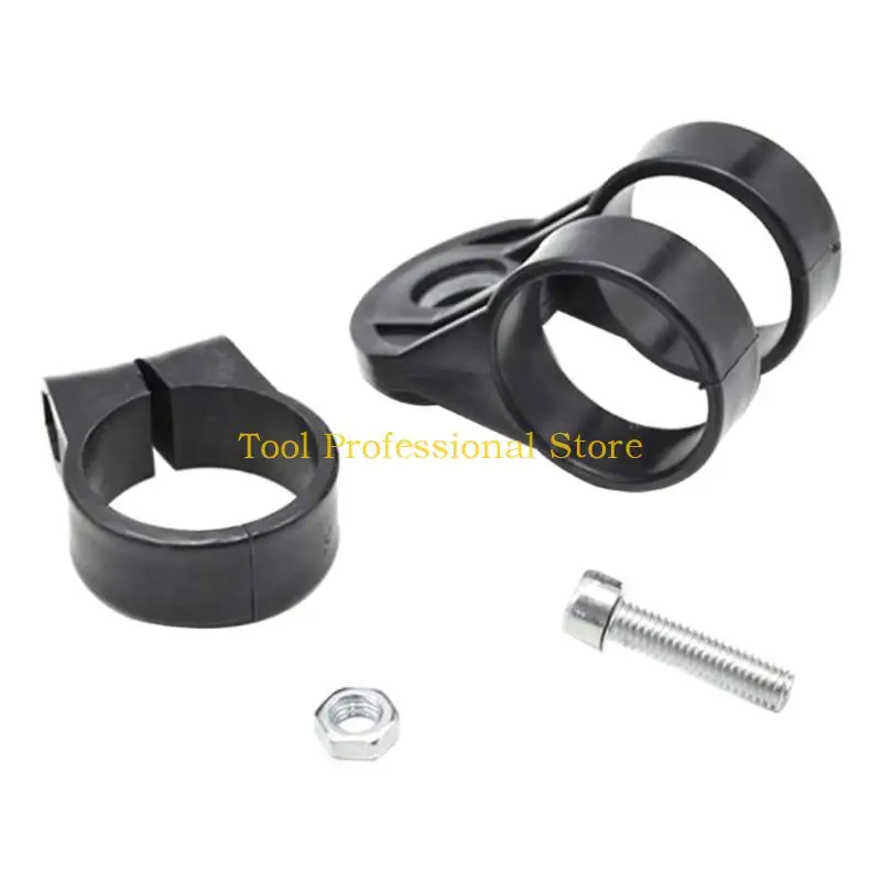 

57QF Trimmer Shaft Clamp - Weed Wacker Shoulder Strap Drive Straight Shaft Tube Mount Clamp Trimmer Replacement Accessories
