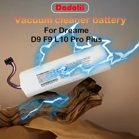Original 12800mAh Dreame Vacuum Battery &ndash; Compatible with D9/F9/L10/L10 Pro, Model P2008-4S2P-MMBK