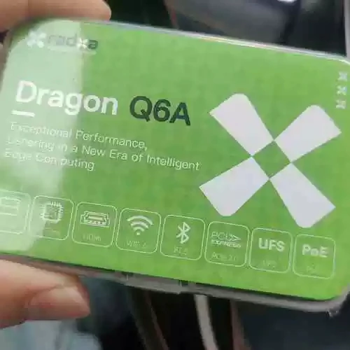 Radxa Dragon Q6A Development Board Qualcomm QCS6490 12TOPS Computing Power LPDDR5 Linux OS Gigabit Ethernet