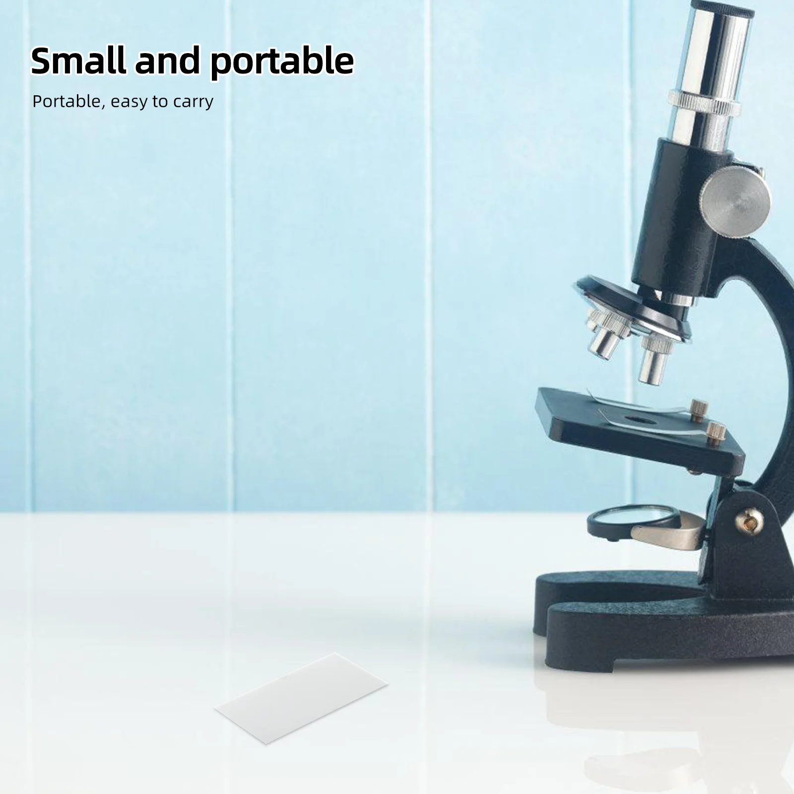 

100Pcs Glass Microscope Slides Laboratory Glass Transparent Smooth Edge for Specimens Aquatic Samples Microscope Use