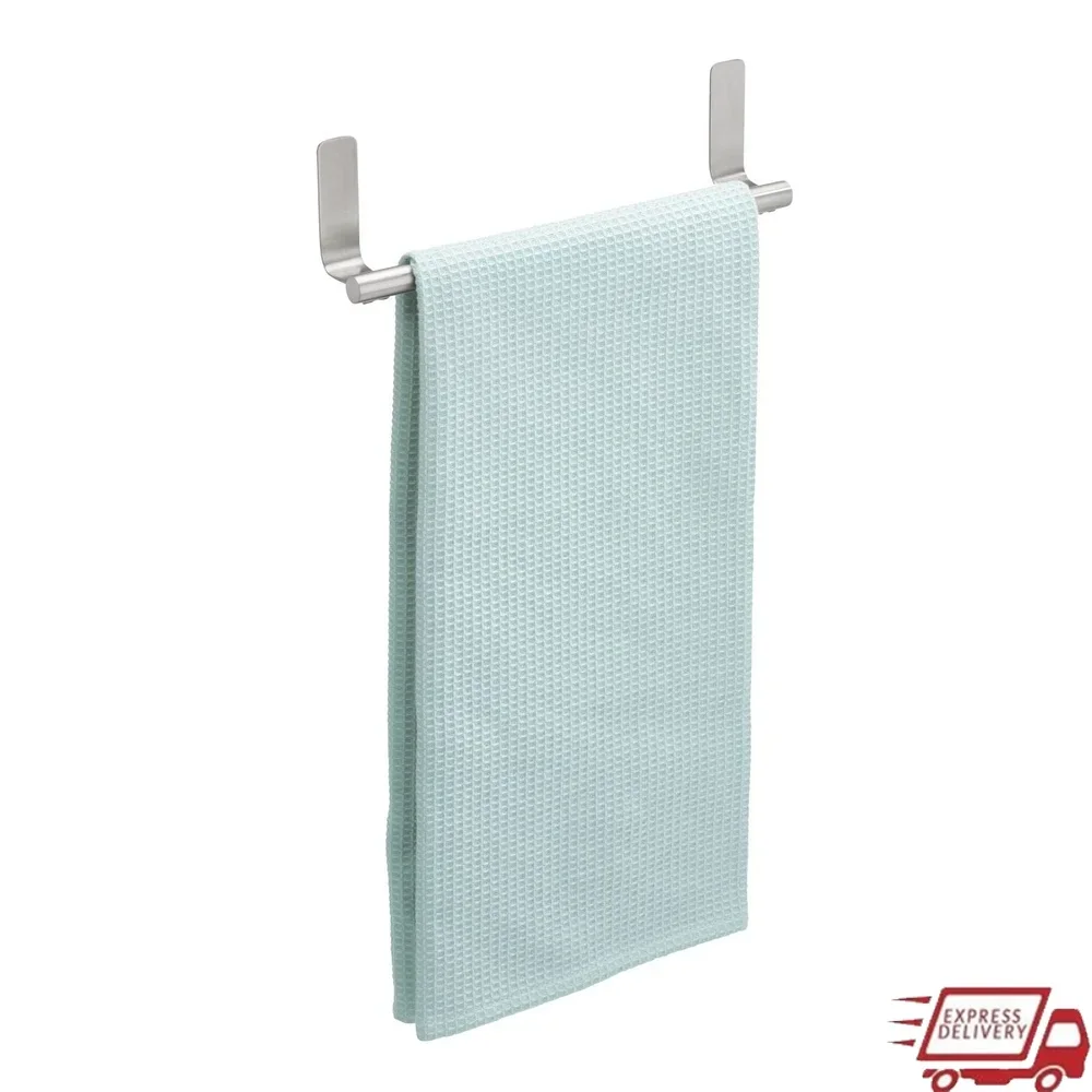 

Self-Adhesive Towel Bar Holder Stainless Steel Durable Bathroom Kitchen Organizer Compact Towel Rack Easy Installation Rustproof