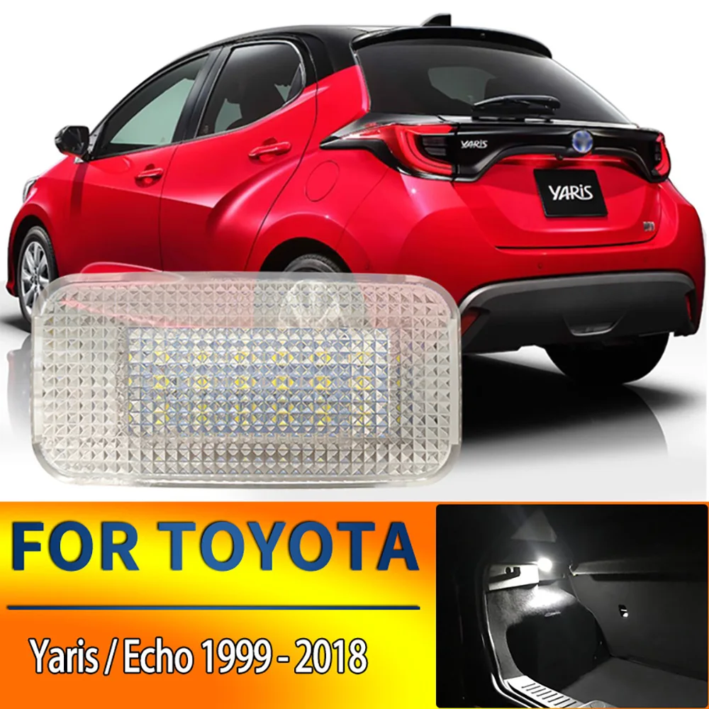 1Pcs Car LED Luggage Compartment Lights Inner Trunk Cargo Light Boot Lamp 12V For Toyota Yaris / Echo 1999-2018 OEM# 81330-02010