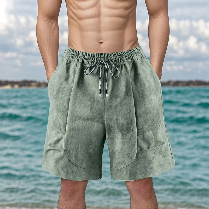 

Summer Hot Sexy Board Shorts Men Beach Sports Oversized Bermuda Shorts Man Loose Fit Casual Pockets Short Pants Male Streetwear