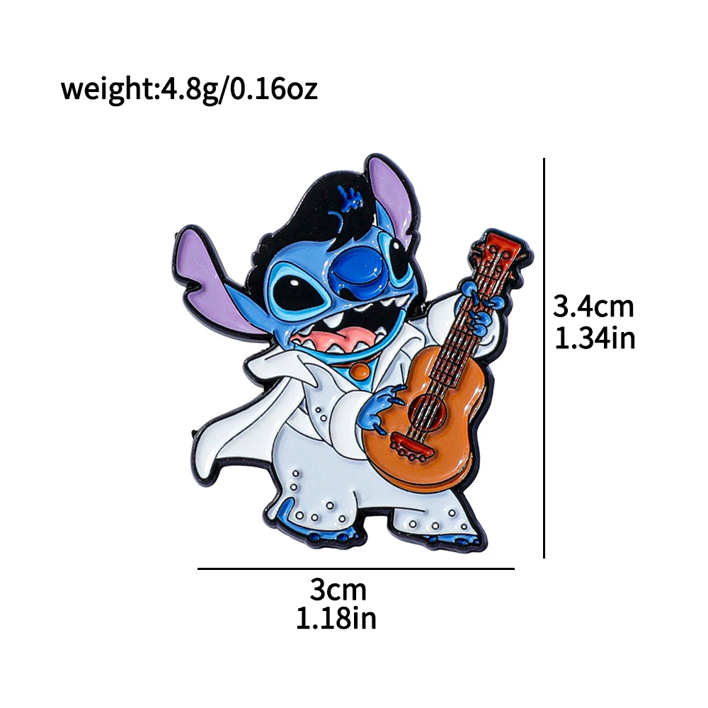 1 قطعة بروش الإبداع الكرتون مضحك لطيف غرزة المينا دبوس شارة معدنية مجوهرات على ظهره الملابس والاكسسوارات هدية