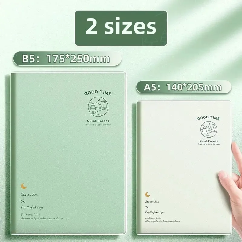 Fresh Thick B5 Notebook For Middle And High School Students Wholesale Stationery Errors Booklet Small Clear Printed Paperback