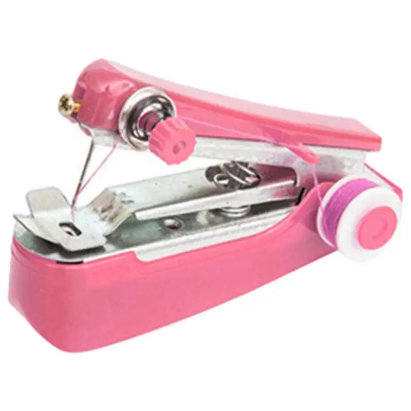 Portable Mini Sewing Machines Needlework Cordless Hand-Held Clothes Useful Portable Sewing Machines Handwork Tools Accessories