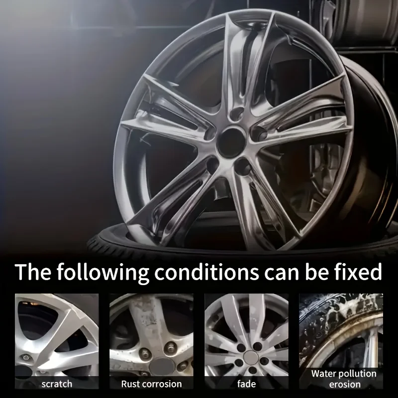 مزيل تلميع وخدوش لإصلاح عجلة Jokjok، تركيبة تثبيت سريعة، مكونات كيميائية تتألق على الفور، آمن لجميع الأسطح المعدنية #4