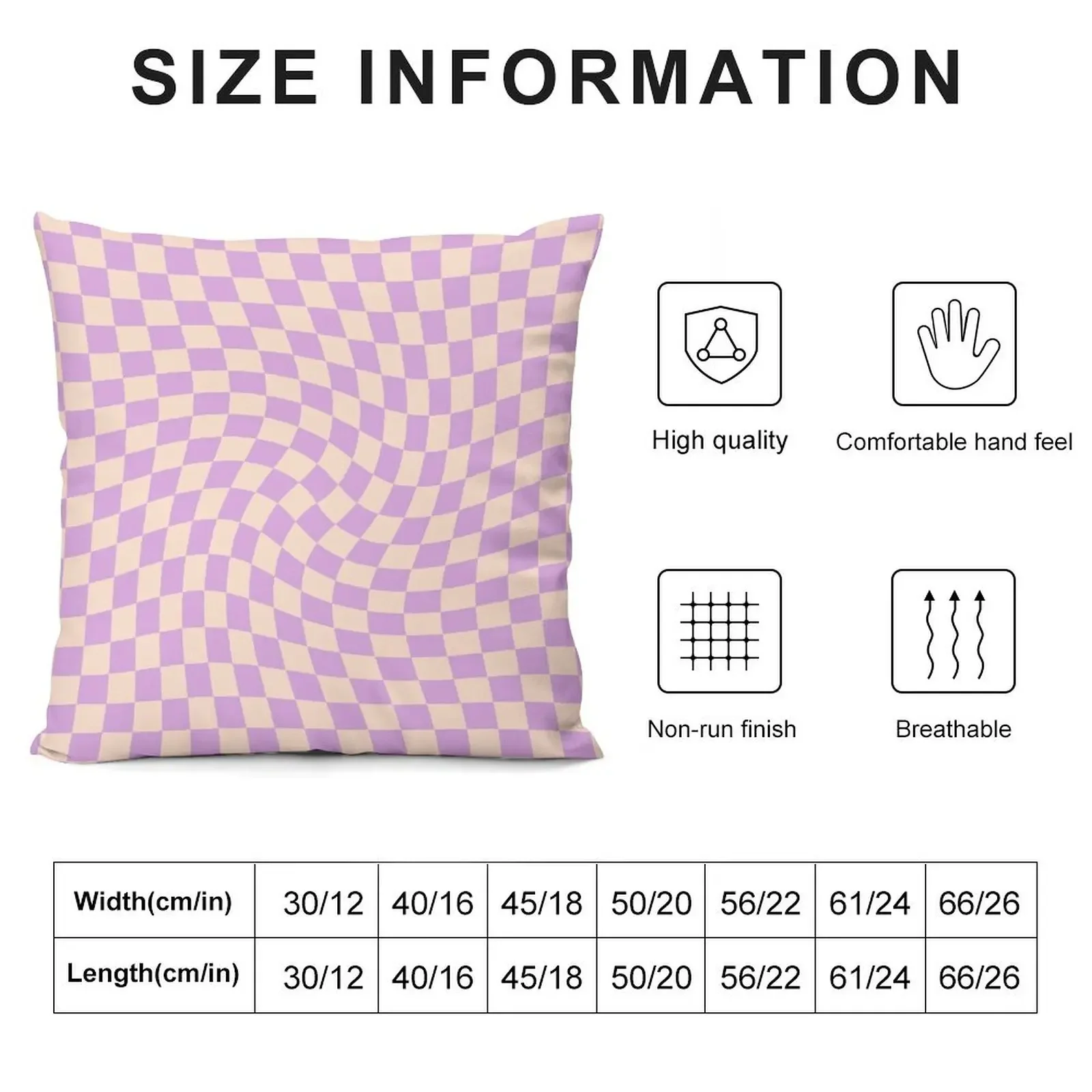 Check V - Lilac Twist Throw Pillow Cushion Cover Set Decorative Cushions For Living Room Pillow Cover Decorative Cushion pillow