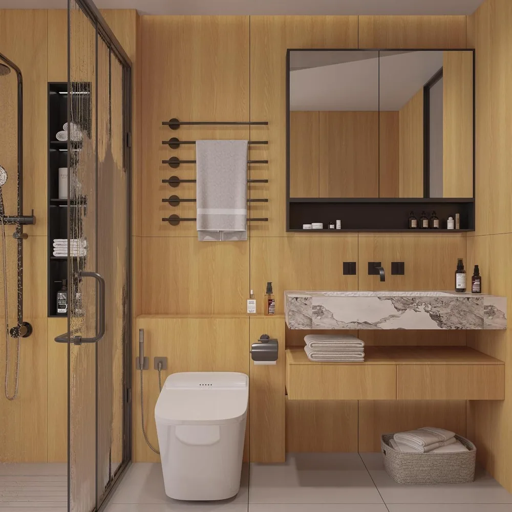 ورق اتصال مصنوع من الخشب الطبيعي، 48 × 196، فينيل بني أصفر، مقاوم للماء، ورق حائط ذاتي اللصق لسهولة التركيب