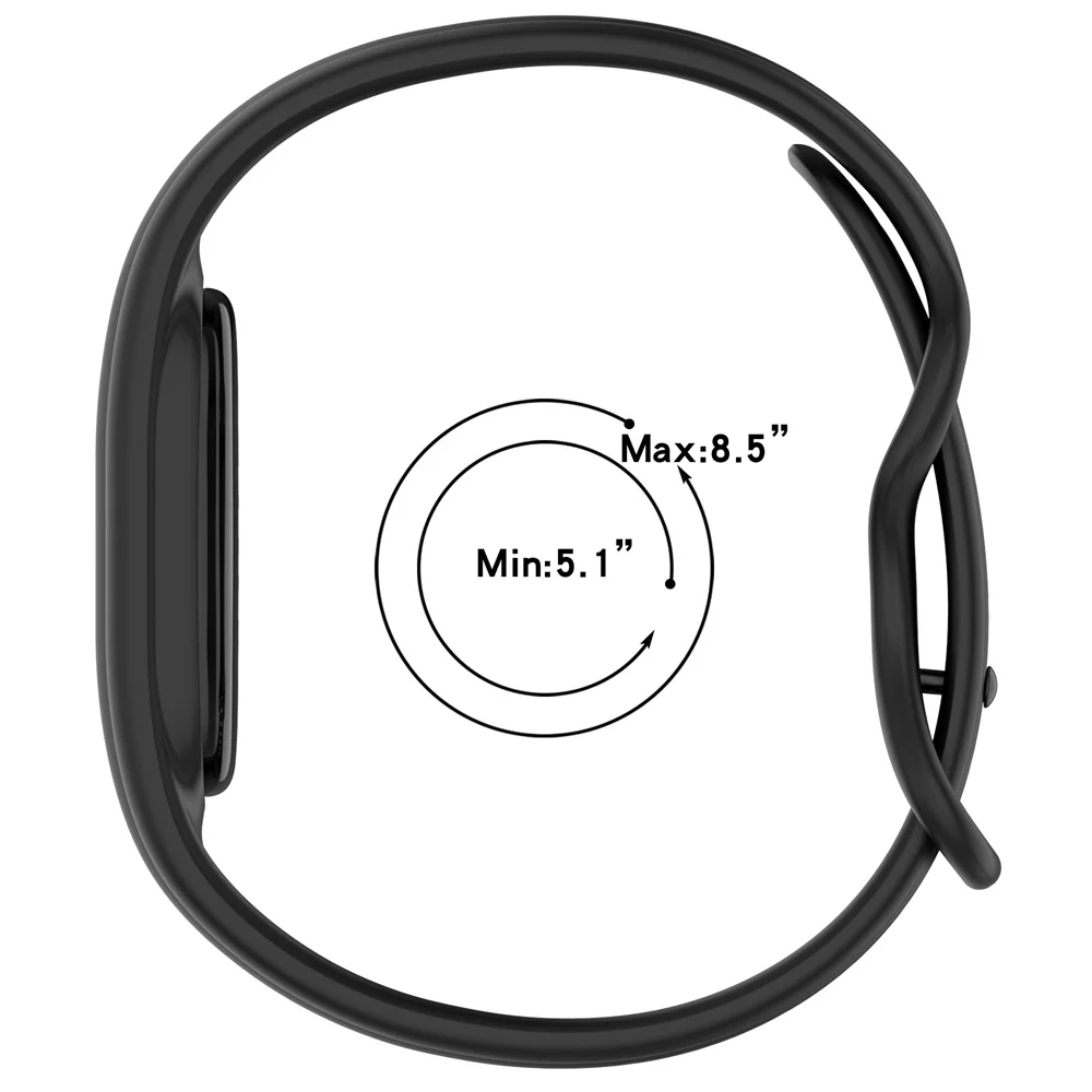 BEHUA Silikon-Sportarmband für Google Fitbit Air Armband, atmungsaktives Ersatzarmband Correa Access – Detail 5