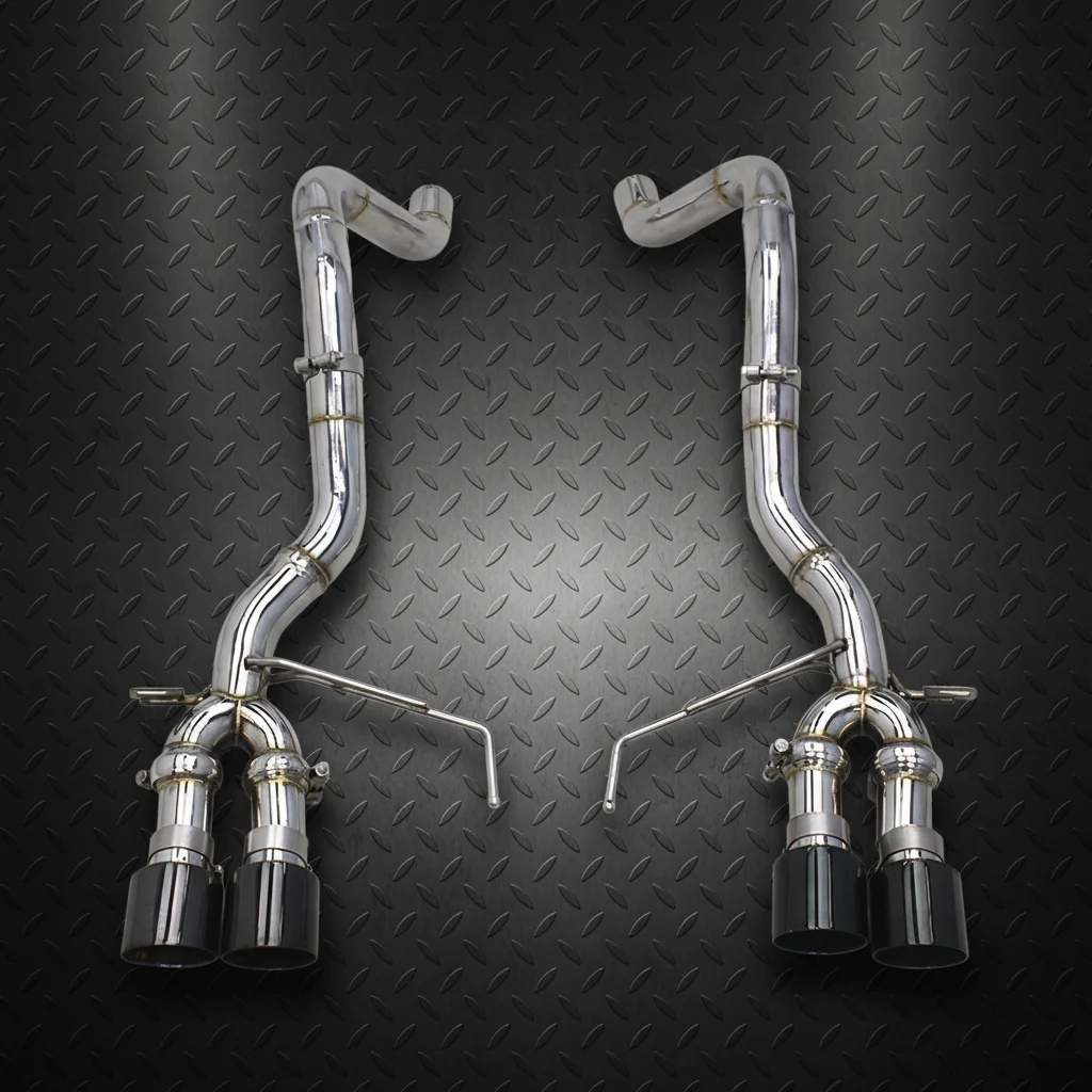 

Racing Exhaust Pipe Muffler for Chevrolet Corvette C7 6.2L 2014-2019 SS304 Straight Street Exhaust Car Exhaust System Escape