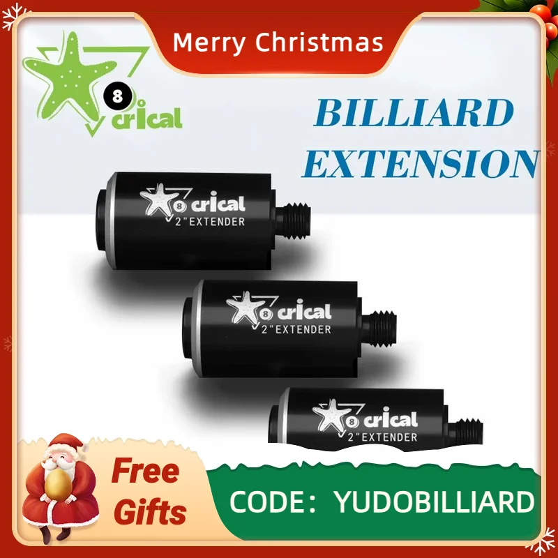 CRICAL Cue Extension Mezz/KONLLEN/JLOWERS/PERI Extended Cue Billiard Pool Cue Extension Mini 2'' Extension Billiard Accessories