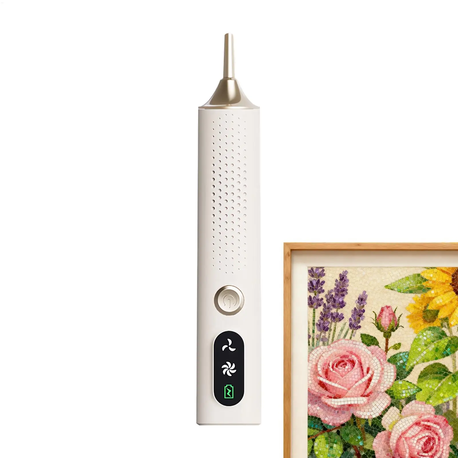 Rechargeable Wireless Diamond Art Pen 2 Adjustable Speed Modes Wax-Free Tool for Faster Precise DIY Rhinestone Painting Gifts