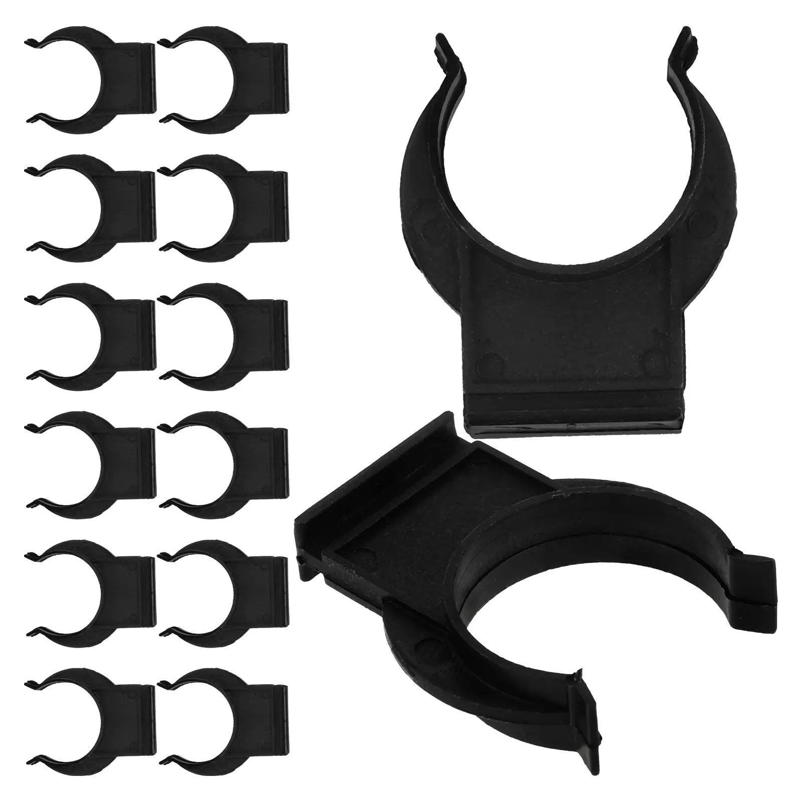 

20 Pcs Cabinet Foot Accessories Plinth Clamp Outdoor Board Buckle Black Furniture Leveling Feet Clip Clips