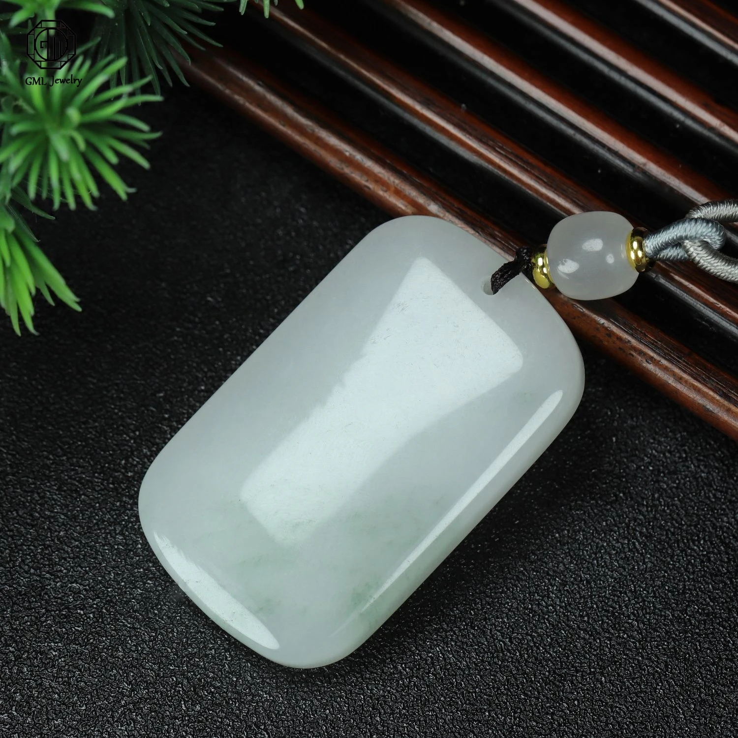 Natural Xinjiang Gold Silk Jade Tianshan Cui Peace Plaque Pendant Unisex Protective Amulet Lucky Charm Jewelry Gift
