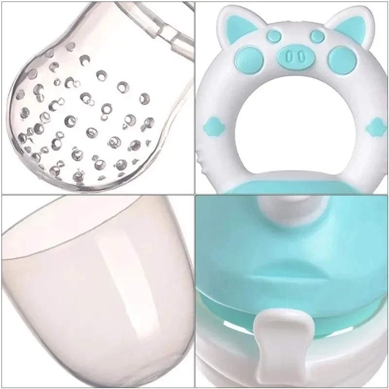 3 In 1 Baby Fruit Feeder Nipple Pacifier Fresh Food Fruit Milk Feeding Bottles Nibbler Learn Feeding Drinking Teething Pacifier