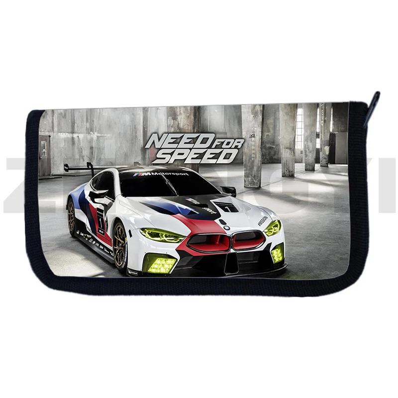 Adolescente 3d precisa de velocidade carteira com zíper men anime nfs coin purse canavs bolsas bolsas femininas bolsa de dinheiro embreagem 2022