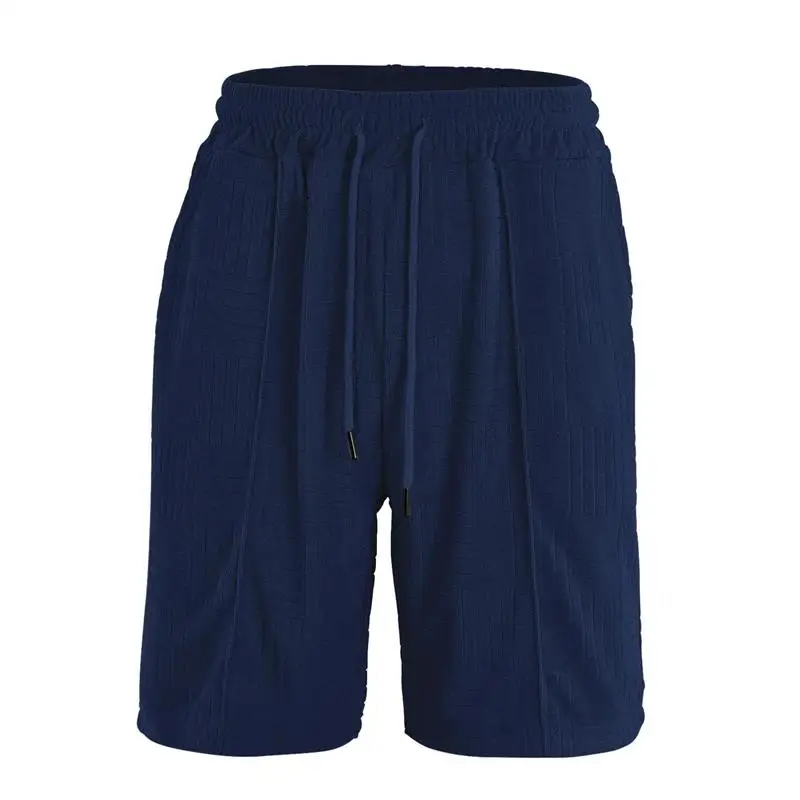 

Мужские летние модные спортивные повседневные свободные дышащие шорты с вышивкой из махровой ткани, впитывающие влагу, из микроэластичного материала