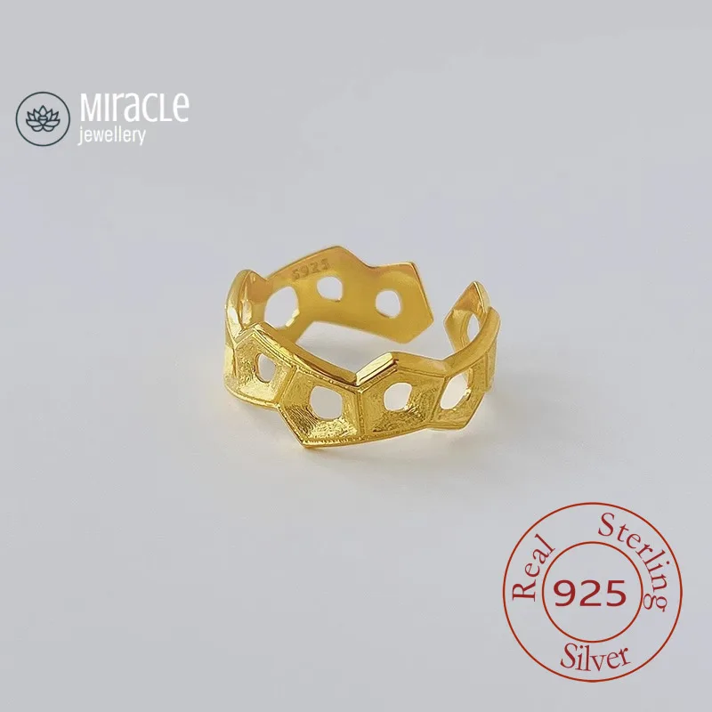 Miracle Sterling Silver 925 The Sound Of Light Original Design Contemporary Architecture Three-Dimensional Composition Concept