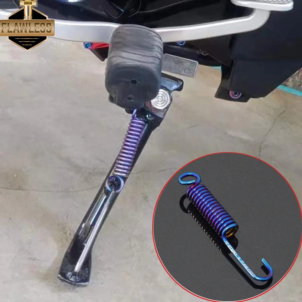 

FLAWLESSTI Gr5 Титановая пружина боковой стойки 105 мм для Honda Forza 350 Vespa Sprint 150