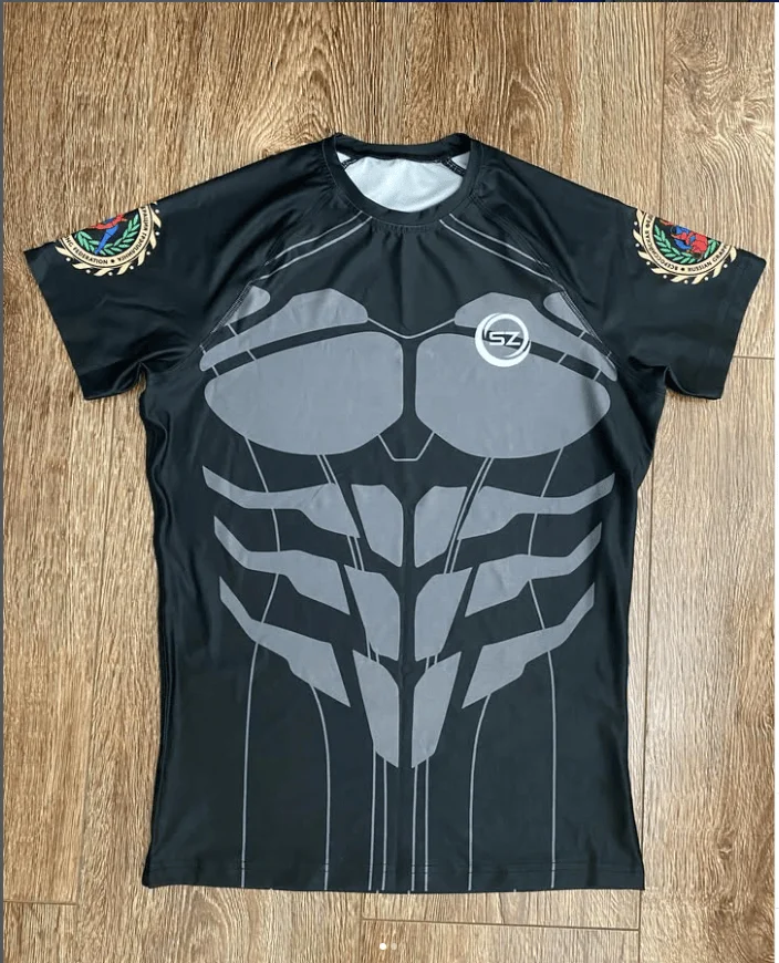 

New Summer Cool 3D Printed T-shirt, Muay Thai Warrior T-shirt Men's Quick-drying Breathable Short-sleeved Boxing Warrior T-shirt