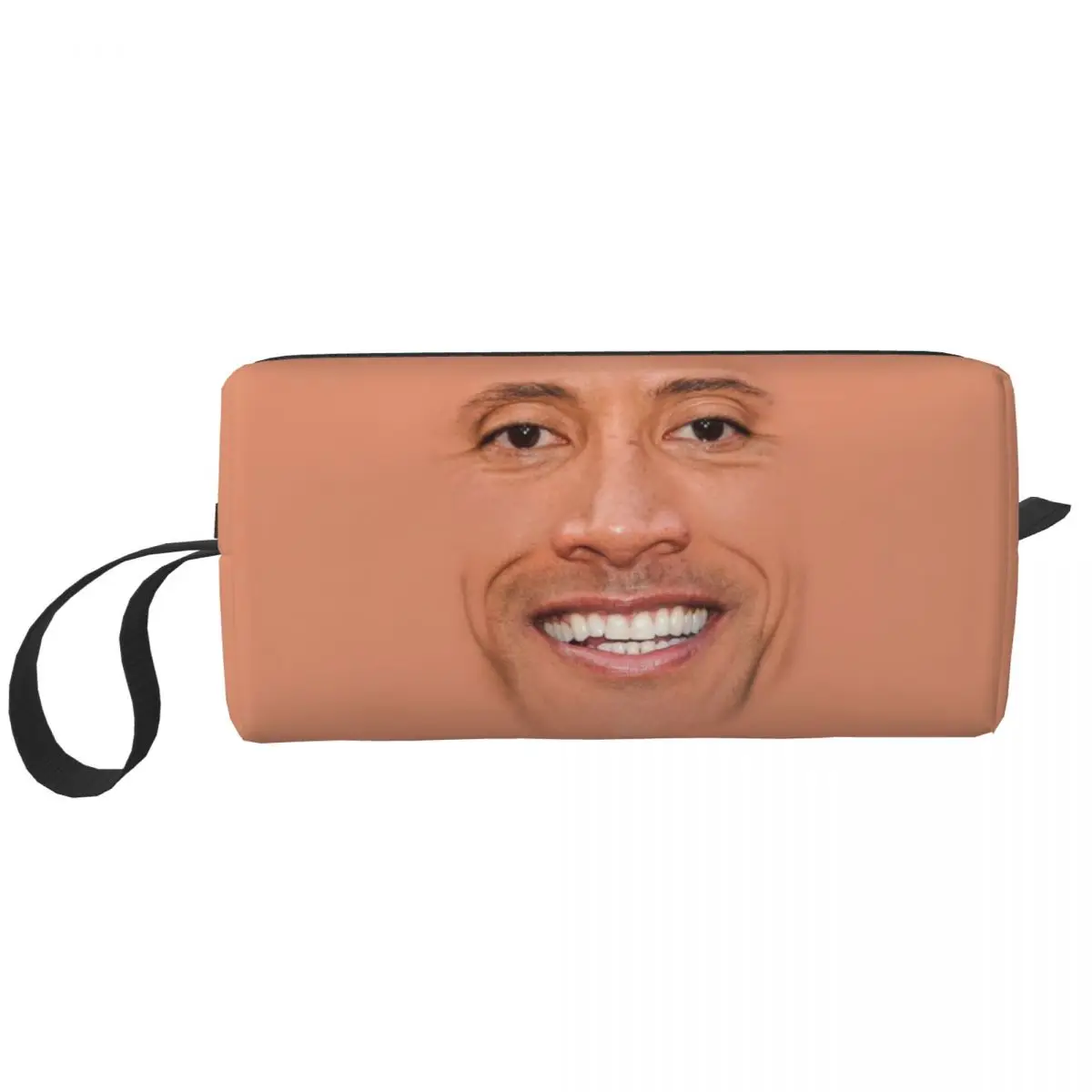 The Rock Dwayne Meme Makeup Bag Women Travel Cosmetic Organizer Kawaii Storage Toiletry Bags