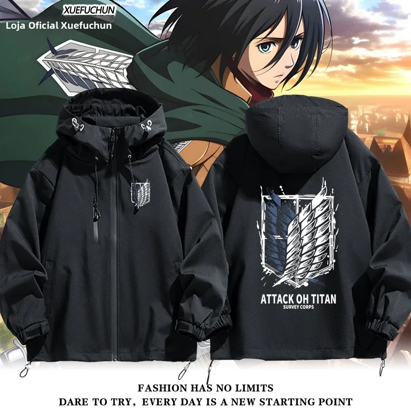 attack-on-titan-anime-collaboration-casual-men's-jacket-windproof-polyester-fabric-zipper-closure-hooded-coat-free-wing